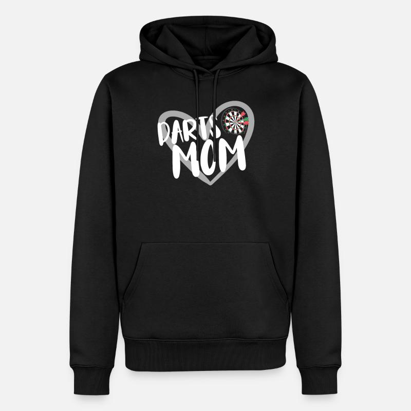 Joueur de fléchettes Fléchettes - Sweat à capuche Premium bio Homme - noir