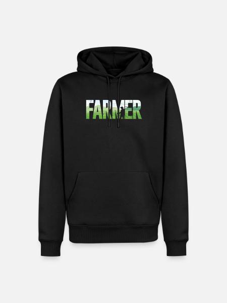 Farming Farmer Farmer - Men’s Premium Organic Hoodie - black