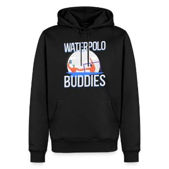 Water Polo Friends Besties Water - Männer Premium Bio Hoodie - Schwarz - Vorne - Nico (187cm)