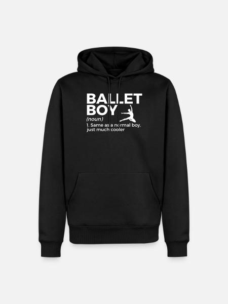 Danse classique - Sweat à capuche Premium bio Homme - noir
