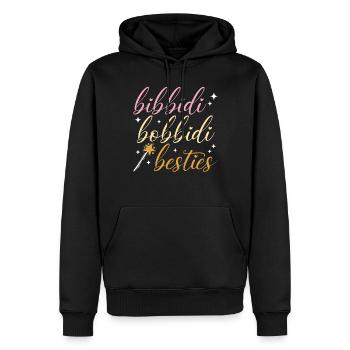Bibbidi Bobbidi Bêtes - Sweat à capuche Premium bio Homme - noir - Devant - Nico (187cm)