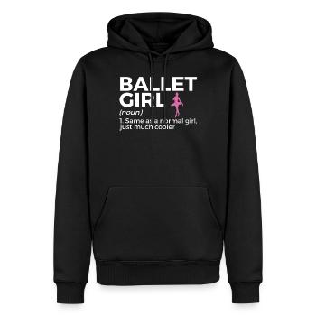 Ballet Tanzen - Männer Premium Bio Hoodie - Schwarz - Vorne - Nico (187cm)