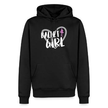 Ballet Tanzen - Männer Premium Bio Hoodie - Schwarz - Vorne - Nico (187cm)