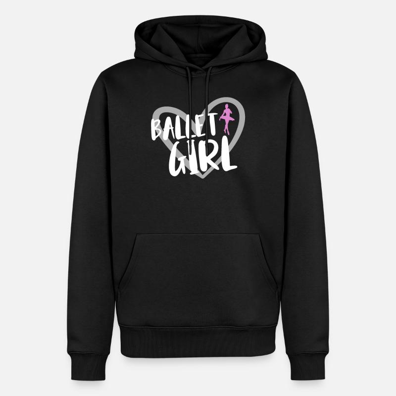 Danse classique - Sweat à capuche Premium bio Homme - noir