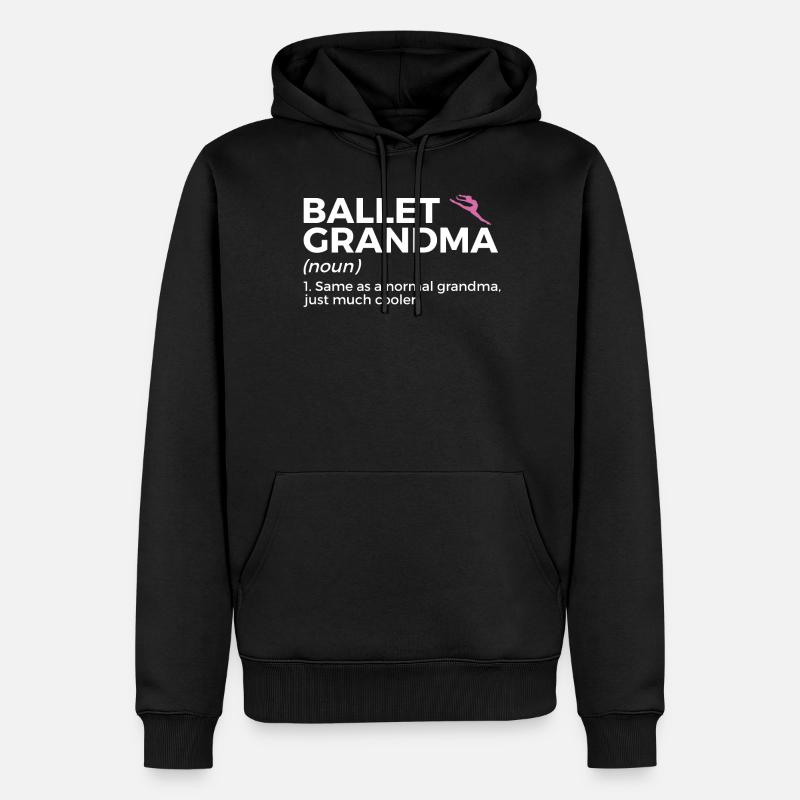 Danse classique - Sweat à capuche Premium bio Homme - noir