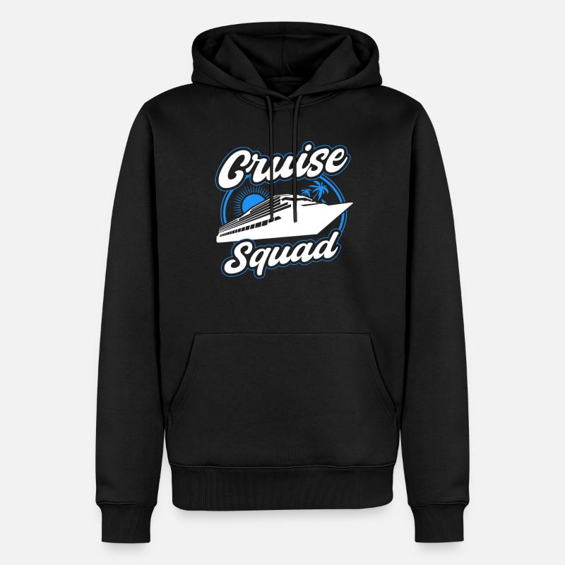 Escouade de croisière Schiffreise - Sweat à capuche Premium bio Homme - noir