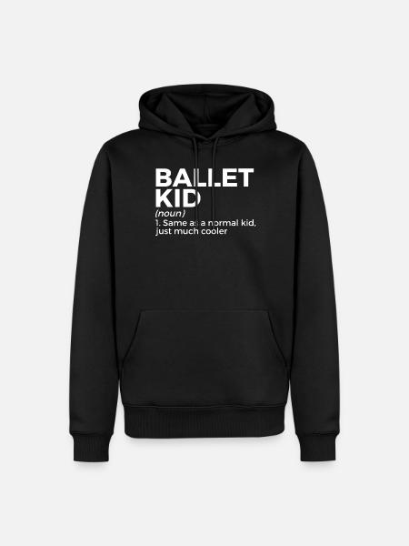 Danse classique - Sweat à capuche Premium bio Homme - noir