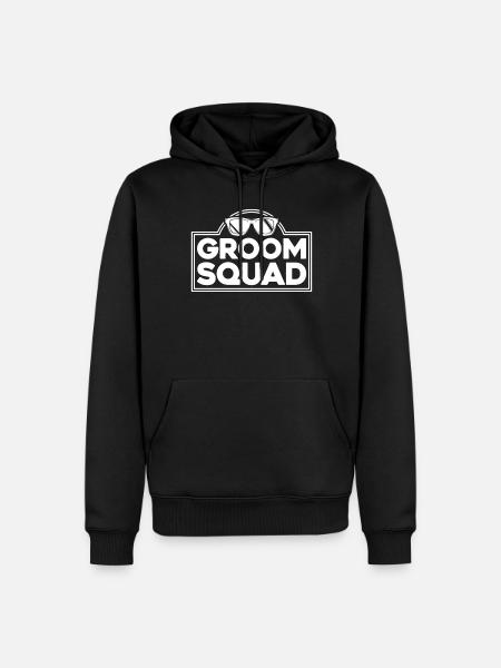 Groom Squad - Men’s Premium Organic Hoodie - black