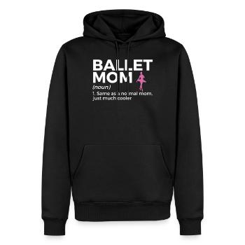 Ballet Tanzen - Männer Premium Bio Hoodie - Schwarz - Vorne - Nico (187cm)