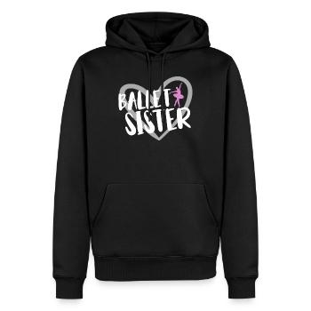 Ballet Tanzen - Männer Premium Bio Hoodie - Schwarz - Vorne - Nico (187cm)