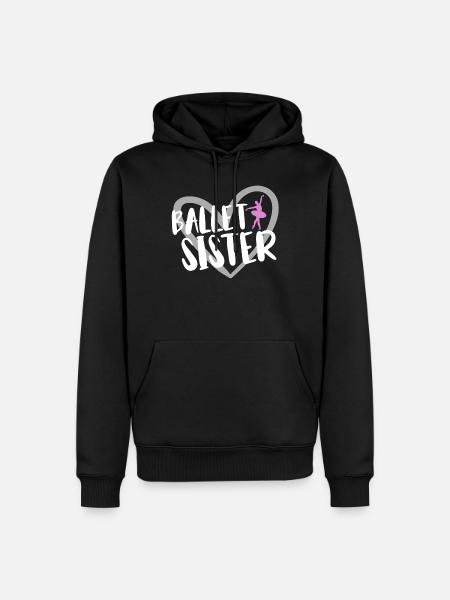 Danse classique - Sweat à capuche Premium bio Homme - noir