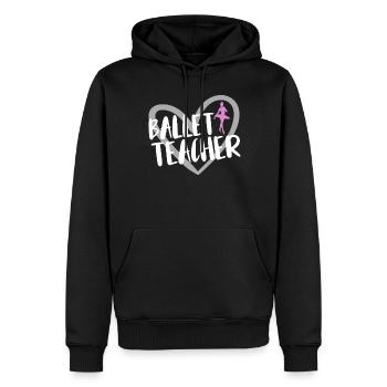 Ballet Tanzen - Männer Premium Bio Hoodie - Schwarz - Vorne - Nico (187cm)