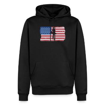 Ballet Tanzen - Männer Premium Bio Hoodie - Schwarz - Vorne - Nico (187cm)