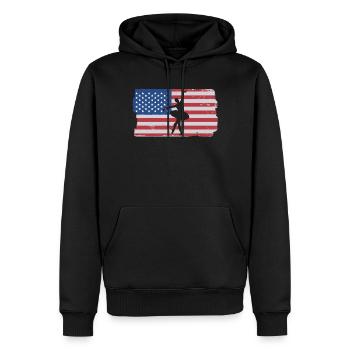 Ballet Tanzen - Männer Premium Bio Hoodie - Schwarz - Vorne - Nico (187cm)