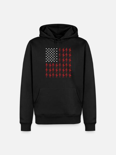 Danse classique - Sweat à capuche Premium bio Homme - noir
