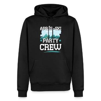 Apres SKi Party Crew - Männer Premium Bio Hoodie - Schwarz - Vorne - Nico (187cm)