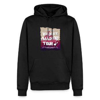 Wildlife Mädels Tour - Männer Premium Bio Hoodie - Schwarz - Vorne - Nico (187cm)