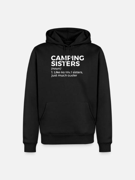 Camping Zelten Wohnmobil - Männer Premium Bio Hoodie - Schwarz