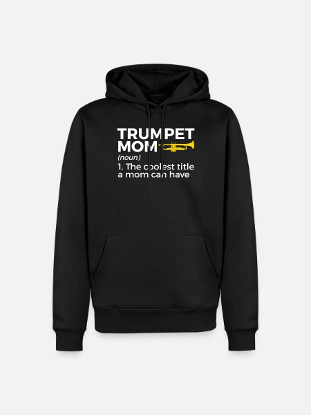 Trumpet Musician Brass Music - Men’s Premium Organic Hoodie - black