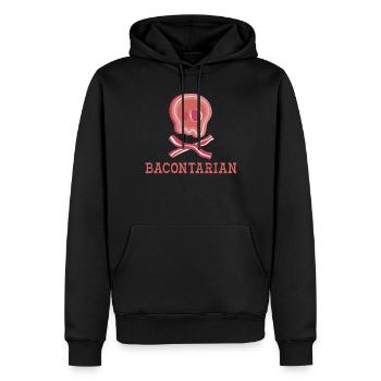 BBQ Grill Rindfleisch Liebhaber Geschenke - Männer Premium Bio Hoodie - Schwarz - Vorne - Nico (187cm)
