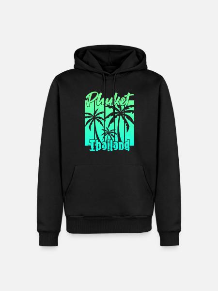 Phuket Thailand Sunset - Men’s Premium Organic Hoodie - black