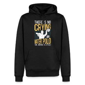 Water Polo There Is No Crying In - Männer Premium Bio Hoodie - Schwarz - Vorne - Nico (187cm)