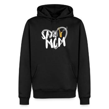 Saxophone musicians Brass music - Men’s Premium Organic Hoodie - black - Front - Nico (187cm)