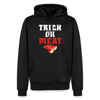 BBQ Grill Boeuf Viande Amoureux Cadeaux - Sweat à capuche Premium bio Homme - noir - Devant - Nico (187cm)