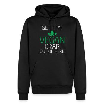 BBQ Grill Rindfleisch Liebhaber Geschenke - Männer Premium Bio Hoodie - Schwarz - Vorne - Nico (187cm)