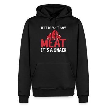 BBQ Grill Boeuf Viande Amoureux Cadeaux - Sweat à capuche Premium bio Homme - noir - Devant - Nico (187cm)