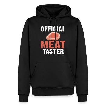 BBQ Grill Rindfleisch Liebhaber Geschenke - Männer Premium Bio Hoodie - Schwarz - Vorne - Nico (187cm)