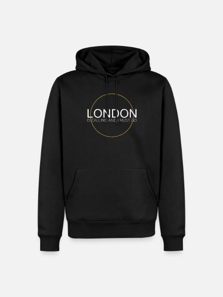 London Quote - Men’s Premium Organic Hoodie - black
