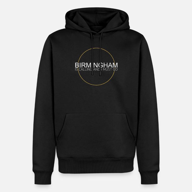 Birmingham Dicton - Sweat à capuche Premium bio Homme - noir