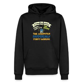 Computerprogrammierer Für Informationstechnologie - Männer Premium Bio Hoodie - Schwarz - Vorne - Nico (187cm)