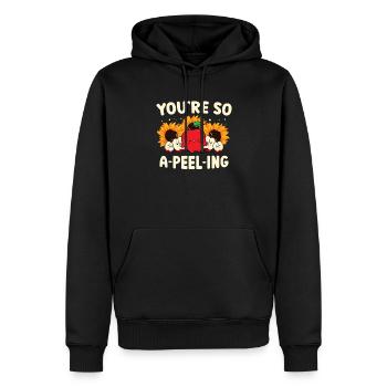 Du Bist Ein Echter Apple Picker Fruit Lover - Männer Premium Bio Hoodie - Schwarz - Vorne - Nico (187cm)