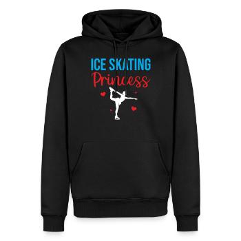 Figure Ice Skating - Ice Skating Princess - Männer Premium Bio Hoodie - Schwarz - Vorne - Nico (187cm)