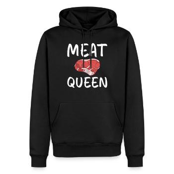 BBQ Grill Boeuf Viande Amoureux Cadeaux - Sweat à capuche Premium bio Homme - noir - Devant - Nico (187cm)