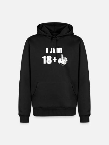 19th birthday - Men’s Premium Organic Hoodie - black