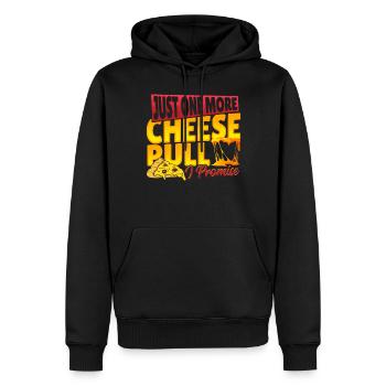 Pizza Making Design für die nächste Pizza Party - Männer Premium Bio Hoodie - Schwarz - Vorne - Nico (187cm)