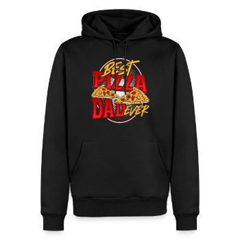 Pizza Making Design für die nächste Pizza Party - Männer Premium Bio Hoodie - Schwarz - Vorne - Nico (187cm)