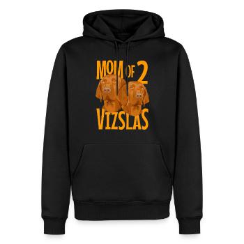 Magyar Vizsla mom Ungarischer Vorstehhund - Männer Premium Bio Hoodie - Schwarz - Vorne - Nico (187cm)