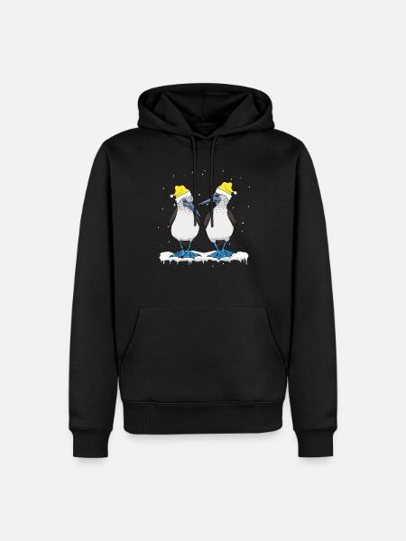 Seabirds Blue-footed - Men’s Premium Organic Hoodie - black
