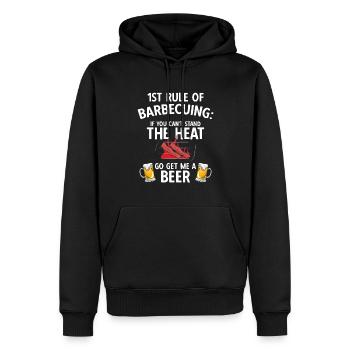 Grillparty Spruch Zum Grillen Grill - Männer Premium Bio Hoodie - Schwarz - Vorne - Nico (187cm)