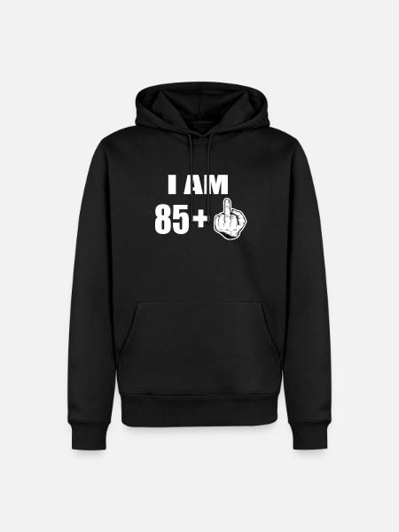 86th birthday - Men’s Premium Organic Hoodie - black