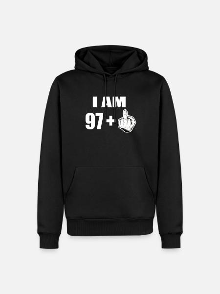 98th birthday - Men’s Premium Organic Hoodie - black