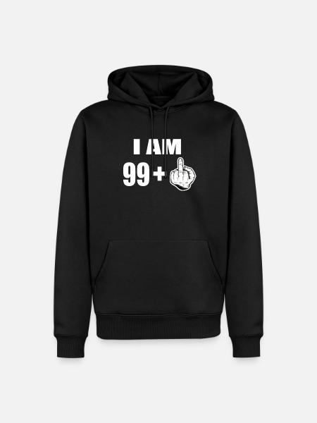 100th birthday - Men’s Premium Organic Hoodie - black