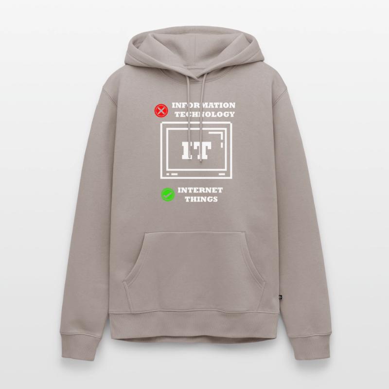 Internet-dinge Computerprogrammierer Tech Savy It Männer Premium Bio Hoodie