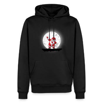 Weihnachten Mädchen Jungen Dabbing Santa Xmas - Männer Premium Bio Hoodie - Schwarz - Vorne - Nico (187cm)