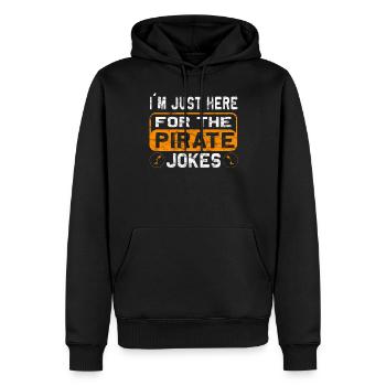 Amputierte Humorprothese -Chirurgie Amputation - Männer Premium Bio Hoodie - Schwarz - Vorne - Nico (187cm)