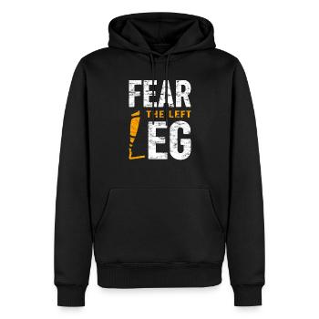 Amputierte Humorprothese -Chirurgie Amputation - Männer Premium Bio Hoodie - Schwarz - Vorne - Nico (187cm)
